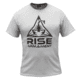 RISE Armament RISE Armament Logo T-Shirt - Mens, Gray, Large, MS-100-GRY-L