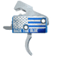 RISE Armament Special Edition RA-140 Super Sporting Trigger, Curved, Blue/Silver, RA-140-BTB