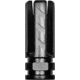 RISE Armament Veil Flash Hider, AR-15, .223 Caliber, 2.25in, 416R Stainless Steel, Nitride Black, RA-703-223-BLK