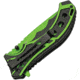 Rite Edge Caution Linerlock A/O Grn