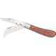 Rite Edge Electrician's Folder Knife, Stainless hawkbill blade, Wood handle CN210595