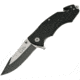 Rite Edge G-10 Linerlock Black Folding Knife,3.5in,Black,G10 Handle CN300356