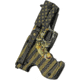 Rite Edge Gun Soldier A/O Folding Knife, 4.75in Closed, 3.75in Black Finish Stainless Steel Blade, Green ABS Handle, Soldier Handle Artwork, 300227-CM