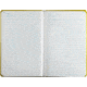 Rite in the Rain BOUND BOOK - FABRIKOID COVER - ENVIRONMENTAL, Yellow, 4 3/4 x 7 1/2 550F