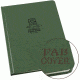 Rite in the Rain Bound Book - Fabrikoid Cover - Universal - Green, Green, 6 3/4 x 8 3/4 970F-LG