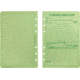 Rite in the Rain LOOSE LEAF - GREEN - RANGE CARD, Green, 4 5/8 x 7 912