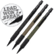 Rite in the Rain Mechanical Pencil, Black Lead, 3 Pk, FDE/Black/Olive Drab, TAC13