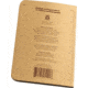 Rite in the Rain MEMO BOOK - TAN - 3.5 X 5, Tan, 3 1/2 x 5 954T