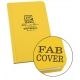 Rite in the Rain Mini Bound Book,Fabrikoid Cover,4 1/4x6 1/4in,Yellow 370F-M