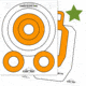Rite in the Rain Storm Sight All-Weather Shooting Targets - Close Range, 8.5 x 11, 25 Pk RR TG8511CR