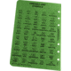 Rite in the Rain TACTICAL REFERENCE CARDS - GREEN, Green, 4 5/8 x 7 9200-R