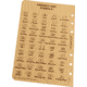 Rite in the Rain TACTICAL REFERENCE CARDS  - TAN, Tan, 4 5/8 x 7 9200T-R