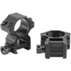 Riton Optics 1in Riflescope Rings, 18mm, Set of 2, Black, High, X1H