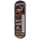 River's Edge 5in.x17in. Tin Durable Power Coated Thermometer, Shootin Deers 184557
