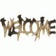 River's Edge Antler Welcome, Plaque 1382