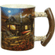 River's Edge Deluxe Mug Cabin Scene, Brown 86995
