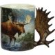 River's Edge Deluxe Mug Moose Scene, Brown 86993