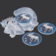 River's Edge Moose 4 Coaster Set 4013509