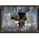 River's Edge Rivers Edge Embossed Sign 12''x17'' ''proud Americans''