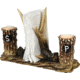 River's Edge Rivers Edge Resin Antler Salt &amp; Pepper Shakers Napkin Holder