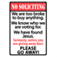 River's Edge Rivers Edge Sign 12''x17'' ''no Soliciting''