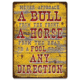 River's Edge Tin Sign