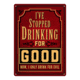 River's Edge Tin Sign
