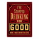 River's Edge Tin Sign