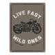 River's Edge Tin Sign