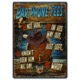 River's Edge Tin Sign