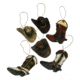 Rivers Edge Christmas Ornaments 6-Pack, Western Cowboy, 867