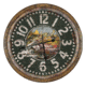 Rivers Edge Clock, 26-inch, Distressed Fishing, 1030