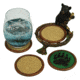 Rivers Edge Coaster 4-Piece Set, Baby Bear Pinetree, 2042
