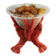 Rivers Edge Crawfish Glass Dish, Glass/ Resin, Red/Clear, 10 x 10 in, 766