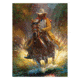 Rivers Edge LED Art, Cowboy, 16 x 12 in, 1769