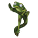 Rivers Edge LED Solar Garden Lights, Hang on Tree Frog, 2487