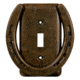 Rivers Edge Switch Plate Cover Single, Horse Shoe, 1298