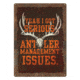 Rivers Edge Tin Sign, Antler Management, 12 x 17 in, 2210