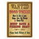 Rivers Edge Tin Sign, Wanted Good Woman, 12 x 17 in, 1588
