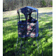 Rivers Edge Treestands 10ft Tower Outpost with Blind, Black RE703