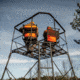 Rivers Edge Treestands 12 2-Man Quad Pod Treestand, Black, 12ft, RE401