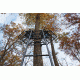 Rivers Edge Treestands 2-Man Bowman Ladder Stand, Black RE636