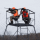Rivers Edge Treestands Outpost 2-Man Tower, Rivers Edge Grey, 10 ft, RE400
