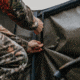 Rivers Edge Treestands Quad Pod Concealment Kit, Black, RE795