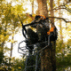 Rivers Edge Treestands Standard 2-Man Ladder Stand, Black, RE649