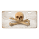 Rivers Edge Vanity License Plate 12in x 6in - Skull and Crossbones, 2697