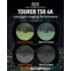 RIX Tourer T50 Digital Night Vision Rifle Scope, 3.5-28x50mm, 4K UHD Sensor, F1.2 Lens, Black, RIX Tourer T50