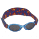 Real Kids My First Shades Sunglasses for 0-24mo - Royal Frame with Red Flames Pattern Band 024BLUEFLAME