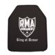 RMA Armament Level IV Single-Curve Ballistic Rifle Plate, 10x12in