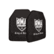 RMA Armament Body SET Model #1155 NIJ .06 Level IV Armor Plate, SAPI Cut, Multi-Curved, 11x14 inch Plate, Black, One Size, 1155RMASet